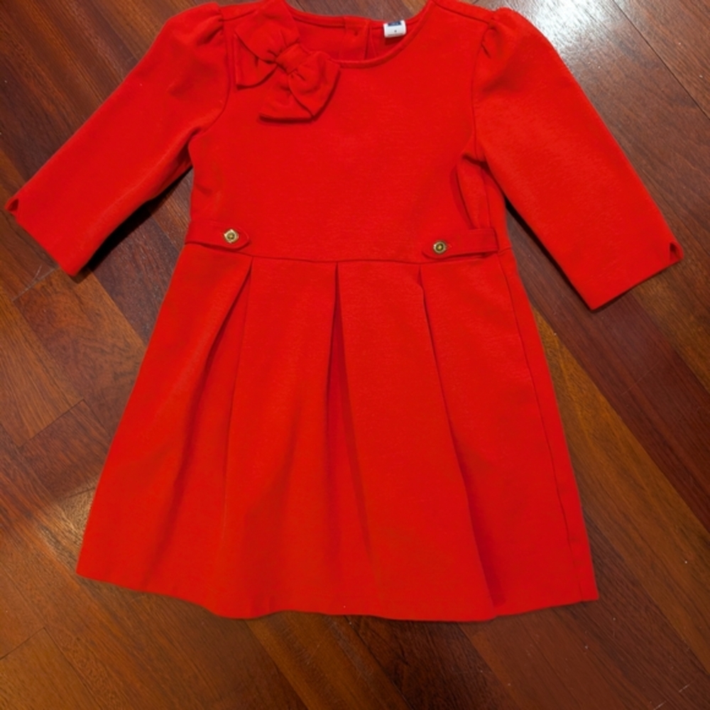 Elegant Red Kids Dress